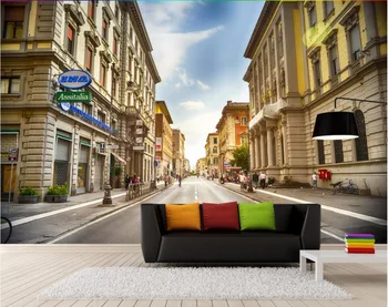 

3d wallpaper custom photo mural European town city street 3d wall murals wallpaper for walls 3 d living room decoration painting