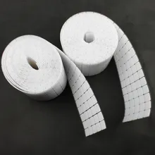 300 Pairs Yeni 20*20mm Yapışkanlı Raptiye Bant Naylon Polyester cırt cırt Kare Sihirli Etiket Bant Güçlü Kendinden Yapışkanlı bant