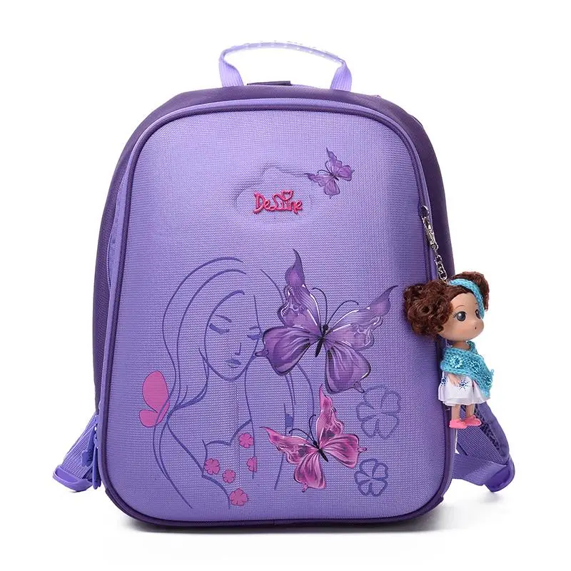 Delune дизайн мотоцикла рюкзак детские школьные ранцы для мальчиков девочек ортопедический школьный рюкзаки, школьный рюкзак 1-5 класса - Цвет: 4-037