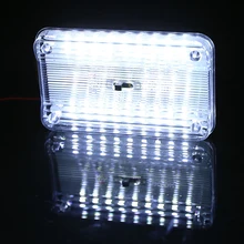 115x72x15 мм 36 SMD авто купольсветодио дный Светодиодная потолочная внутренняя прямоугольная-белая потолочная лампа для В 12 В автомобилей