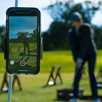 

Useful Golf Training Assistant Equipment Golf Club Practice Records Accessories Phone Holder Golf Record Holder