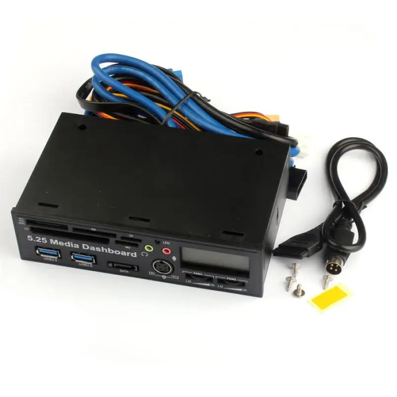 

5.25 Inch USB 3.0 Speed Media Dashboard Front Panel PC Multi Card Reader **