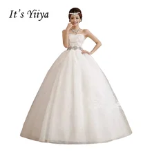 Дешевые свадебные платья ручной работы It's YiiYa, свадебное платье беременная принцесса, дешево, весна-лето,XXN086