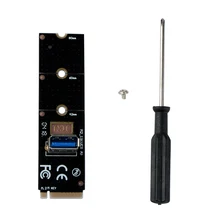 M.2 для USB3.0 конвертер адаптер графическая карта расширитель карты M.2 NGFF на PCI-E 1x к 16x Райзер-карта