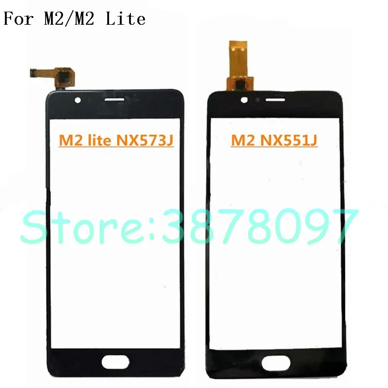 

Original 5.5 inches Replacement For ZTE Nubia M2 Lite NX573J / M2 NX551J Touch Screen Digitizer Sensor Outer Glass Lens Panel