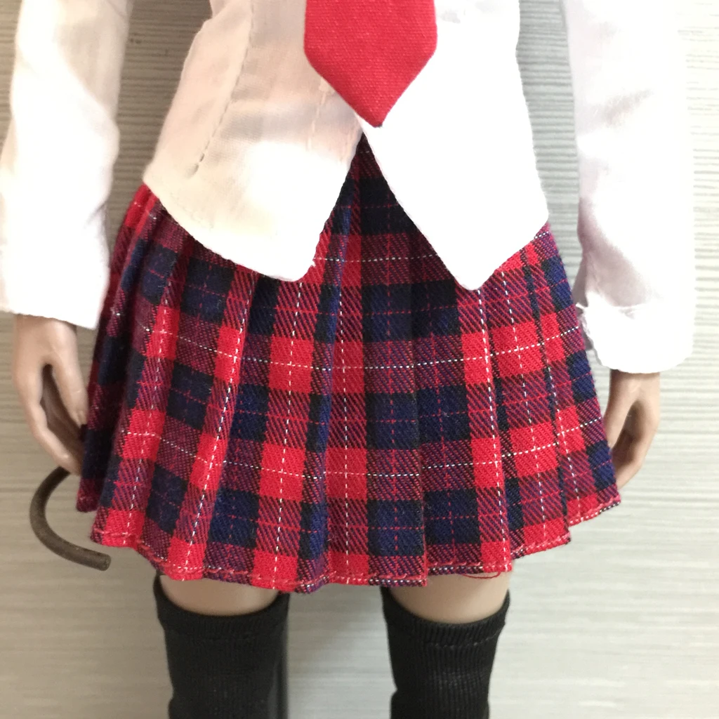 2Pcs 1:6 Scale Female Skirt Pants Clothes for 12