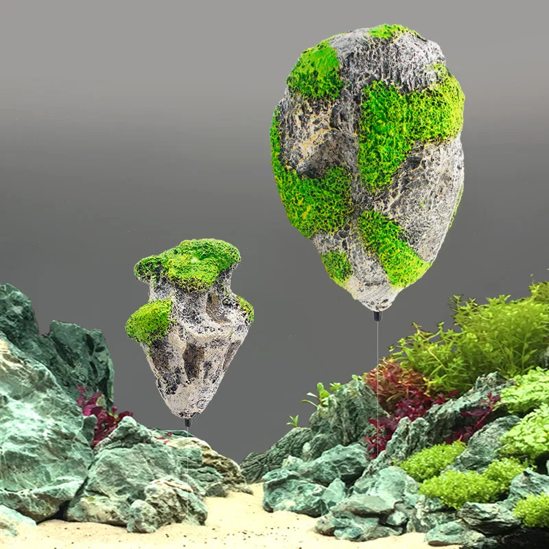 

Floating Rock Suspended Artificial Stone Aquarium Decor Fish Tank Decoration Floating Pumice Flying Rock Ornament