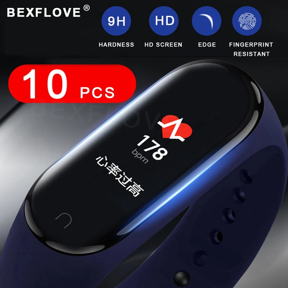 Защитная пленка для экрана Xiomi Mi Band 4 смарт-браслета Xiaomi Защита MiBand не закаленное
