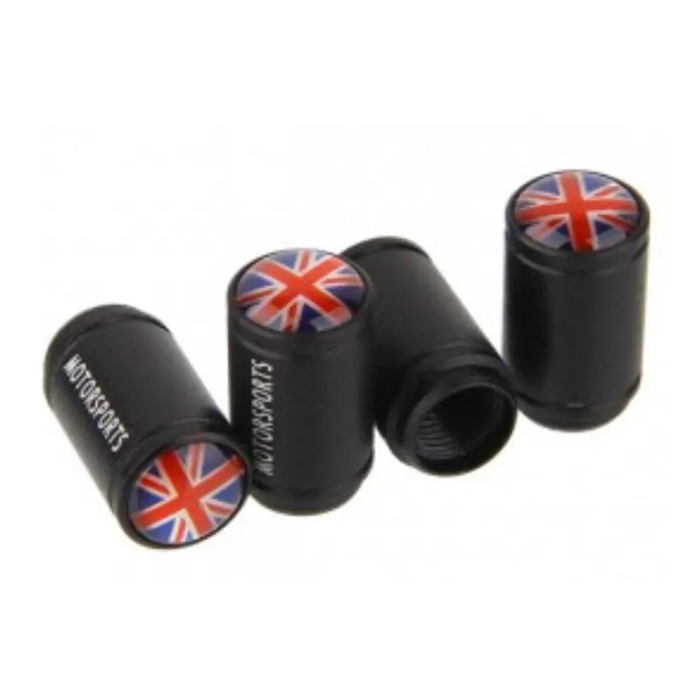 

4pcs/set UK England English Flag Metal Emblem Car Motocycle Truck Wheel Tyre Tire Stem Dust Valve Caps Covers For Universal Car