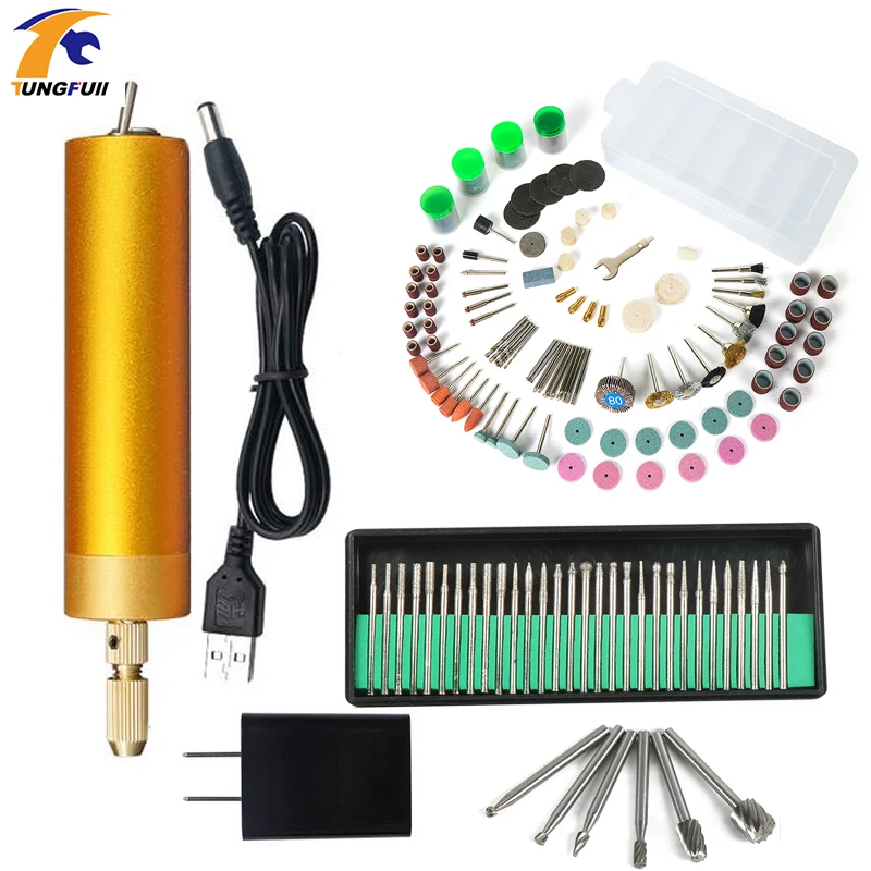  Mini Electric drill Hand Drill Motor Hole Saw Aluminum Mini Electric DIY PCB with drill for Wood Pl