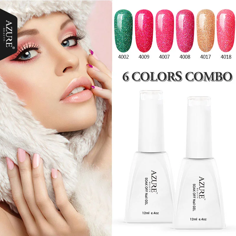 

Azure Beauty Neon Colorful Nail Gel Polish 29 Colors Professional Led UV Soak Off Gel Lacquer Nail Art Long Lasting Nail Liquid