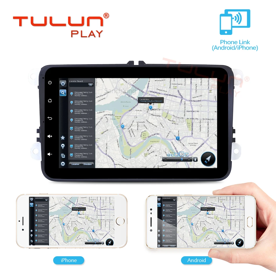 Discount Android car dvd volkswagen Passat B6 B7 Golf 5 6 Tiguan Polo Octavia Rapid Fabia multimedia navigation Player VW15LSF22L 2