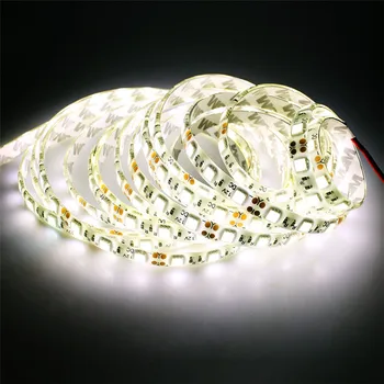 

5M Nature white Led strip Light 5050 4000K 60led/M Waterproof IP65 300Leds DC12V Flexible Led Tape Ribbon Outdoor Decoration