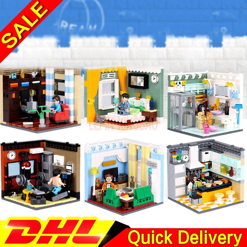 

XINGBAO 01401 Genuine 2116PCS Building Living House Set Building Blocks Bricks Educational leleings Toys Christmas Gifts