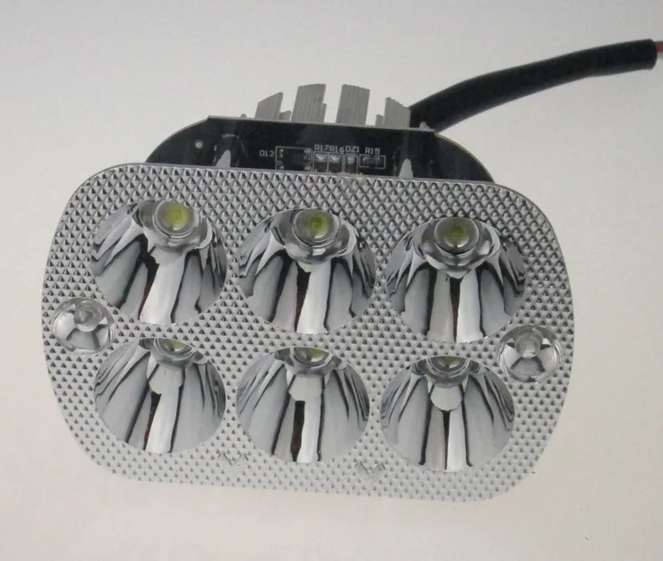 12V 30 w DIY Автомобильный светодиодный светильник в форме квадрата белый