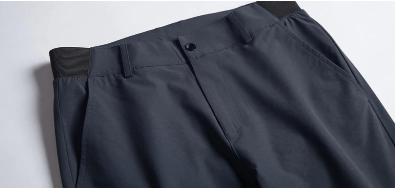 Пионерский лагерь Новые быстросохнущие брюки мужские брендовые-одежда непромокаемые Стрейчевые брюки мужские качественные темно-синие