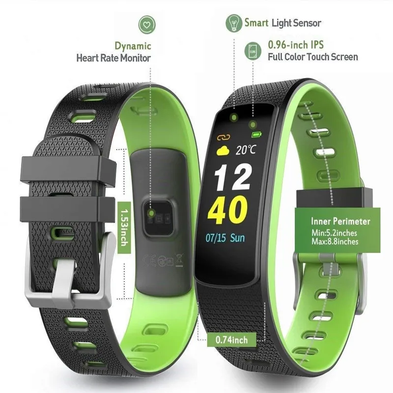 

IWOWN Hot selling I6HRC SmartBand with Heart Rate sleep monitor Smart Bracelet PedometerReplacement Band for Men Women kids