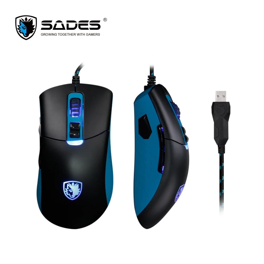

SADES S16 GUNBLADE 4-level Gaming Mouse Gamer Mouse Wired 3000DPI 8 Buttons