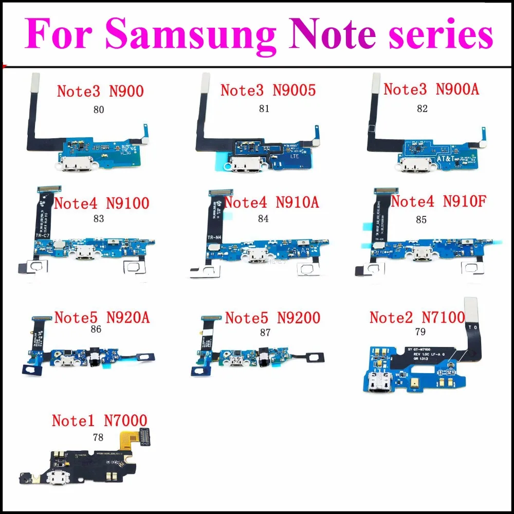 1x Micro USB разъем PCB плата для Samsung Note 3 Note4 5 порт зарядки гибкий кабель Dock N900A N9100 N910A N910F
