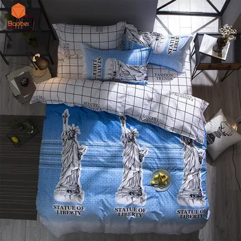 

Statue of God Bedding Set Polyester bedding sets Pillowcase Printed Duvet Cover Set Full Queen King SizeSj114