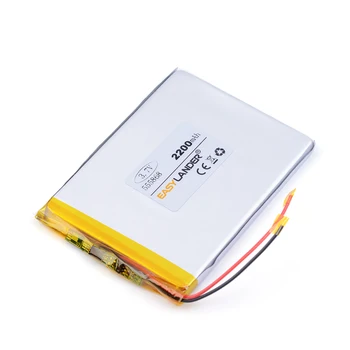 

555868 3.7V 2200mah best battery brand Size tablet battery With Protection Board GPS Tablet PC Digital Products Fre tablet