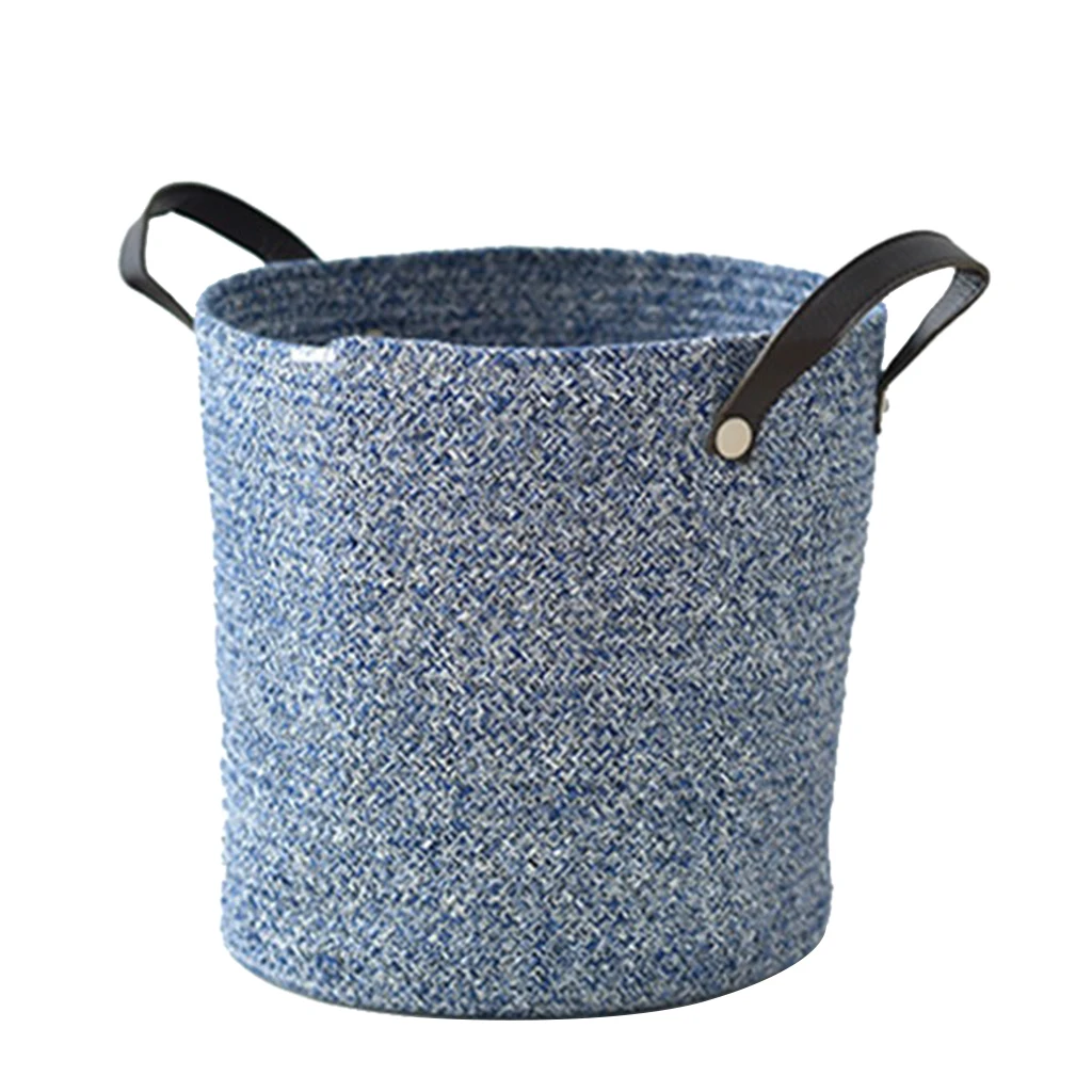 Large Cotton Rope Basket Woven Storage Basket Baby Bins for Diapers Laundry Organization Toys Towels Storage Container