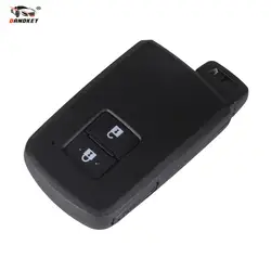 DANDKEY Замена 2 пуговицы Smart Remote ключи в виде ракушки чехол Брелок для Toyota Avalon Camry