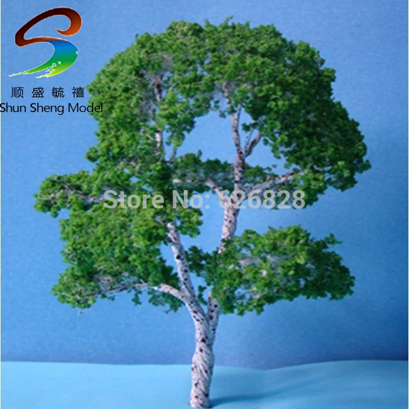 

50pcs H :100mm model wire scale tree for building model layout model tree with leaf