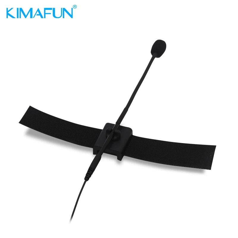 

KIMAFUN CX900 Lapel Microphone Collar Pickup Microphone Wired Instrument Flute Microphone Clip for Shure Sennheiser MiPro AKG
