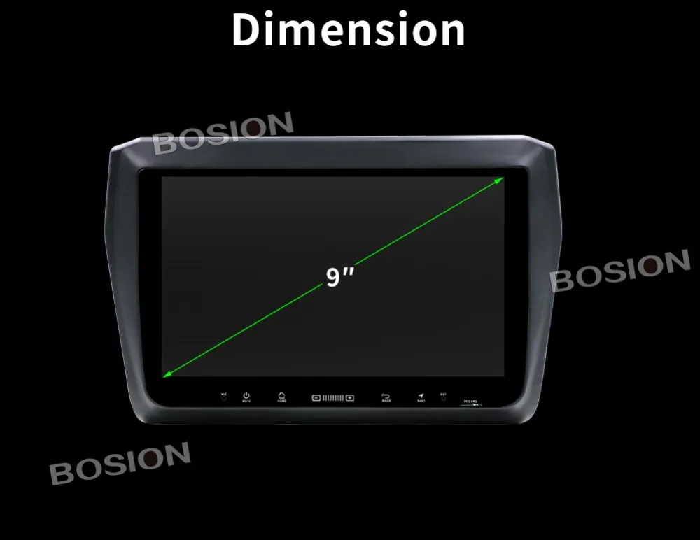 Cheap Bosion 2G+32G 8 core Android 9.0 For Suzuki Swift 2017 2018 2019 Car DVD Multimedia Player GPS Navigation Stereo Radio BT WIFI 3