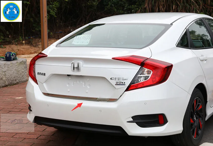 High Quality ! Accessories For Honda Civic 2016 2017 Sedan Stainless