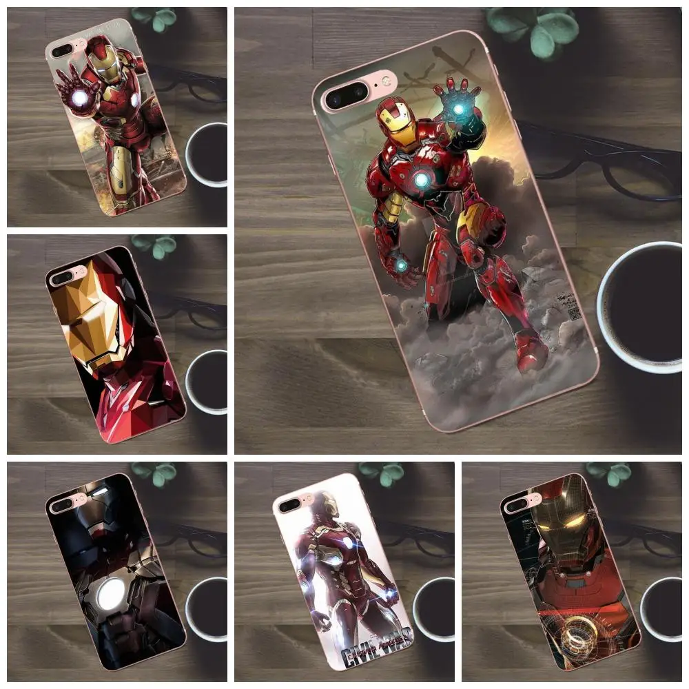 

Bixedx TPU Fashion Phone Case For Huawei G8 Honor 5C 5X 6 6X 7 8 9 Y5II Mate 9 P7 P8 P9 P10 P20 Lite Plus 2017 Iron Man Ironman