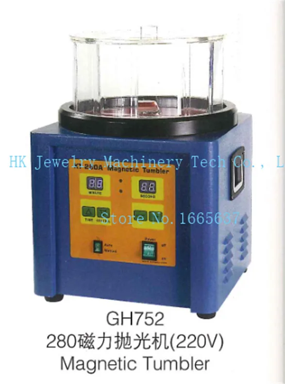 

kt-280A magnetic tumbler Magnetic Tumbler Polisher polishing with 200g 0.5mm magnetic pins