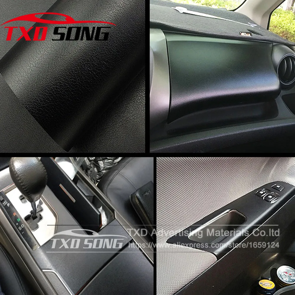 black leather