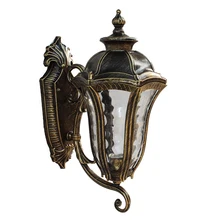 Роскошная вилла Русалка Открытый водонепроницаемый крыльцо бра Европейский пейзаж коридор Дверь прихожей Спальня прикроватные настенные бра