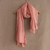 Johnature Women 27 Color Scarfs 2022 Fall Winter New Cotton Brief Warm Shawl Female Vintage Women Clothing Solid Color Scarfs ► Photo 3/6