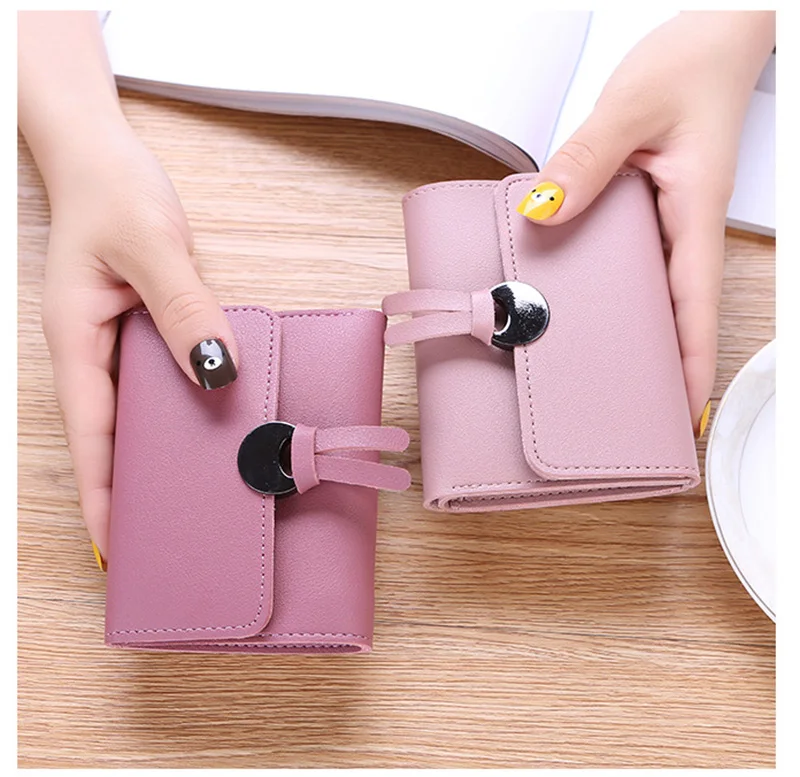

Women Wallets Small Fashion Brand Leather Purse Women Ladies Card Bag For Women 2019Clutch Women Female Purse Money Clip Wallet