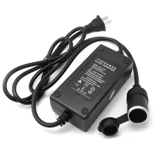 Универсальный 60W автомобиля Мощность инверторы 110 V-240 V переменный ток 12 в автомобильный прикуриватель с Светодиодный индикатор для путешествия туда и обратно