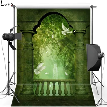 

MEHOFOTO Castle Vinyl Photography Background For Wedding Pigeon Photo New Fabric Flannel Background For Photo Studio 2127