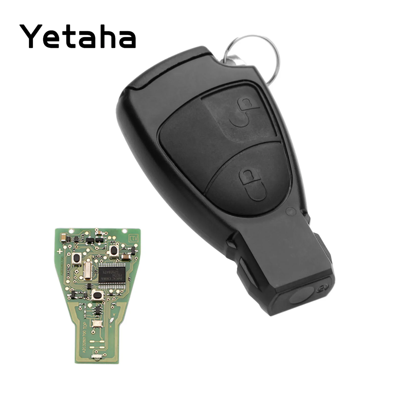 Yetaha 2 кнопочный умный товар подходит для Mercedes Benz C E S Class CLS CLK SLK CL 7941 чип 433 9 МГц