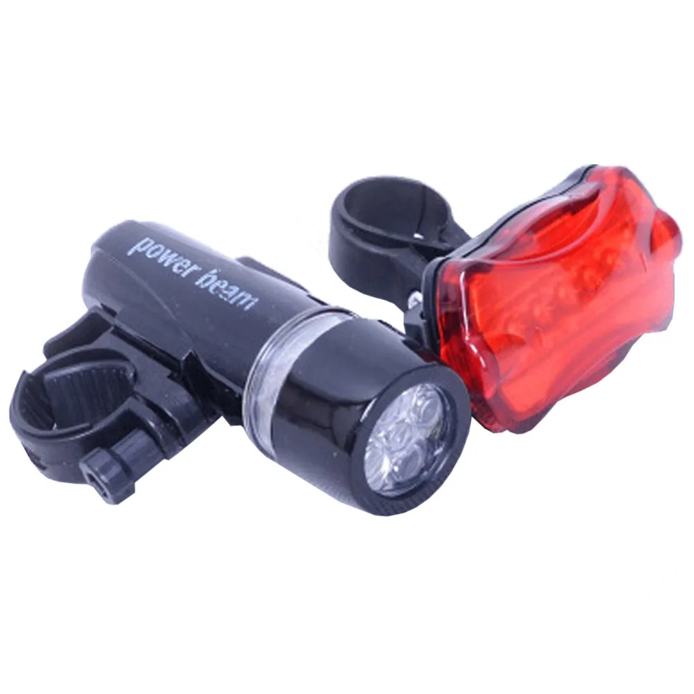 Bicycle Front Light & Bike Rear Tail Light Set Cycling Lights