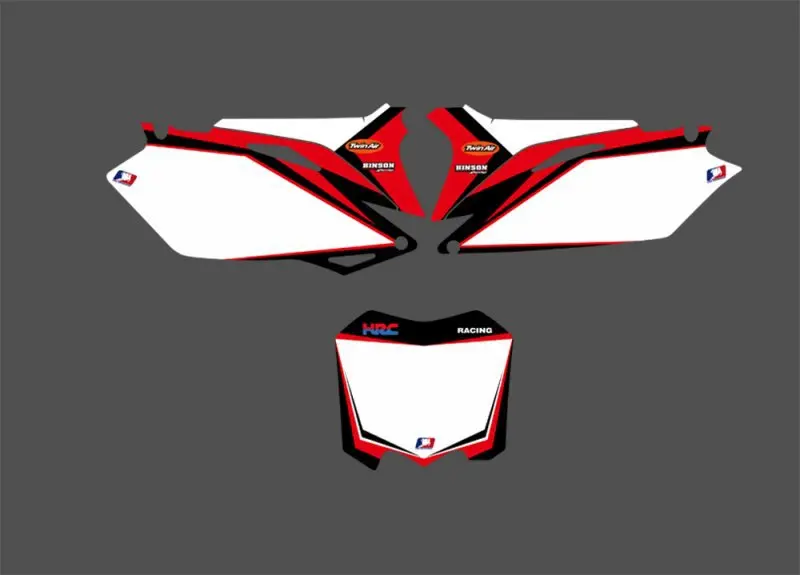 Графические Фоновые наклейки и для Honda CRF250R 2010 2011 2012 2013 CRF450R 2009 12 CRF 250 250R 450 450R CRF250