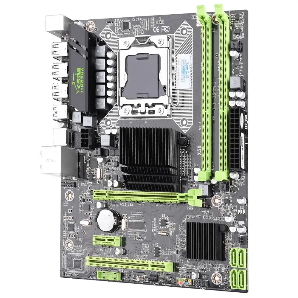 

New Extreme gaming performance MATX Intel X58 chipset LGA1366 motherboard with dual channel computer board SATA3 DDR3 up to 32GB