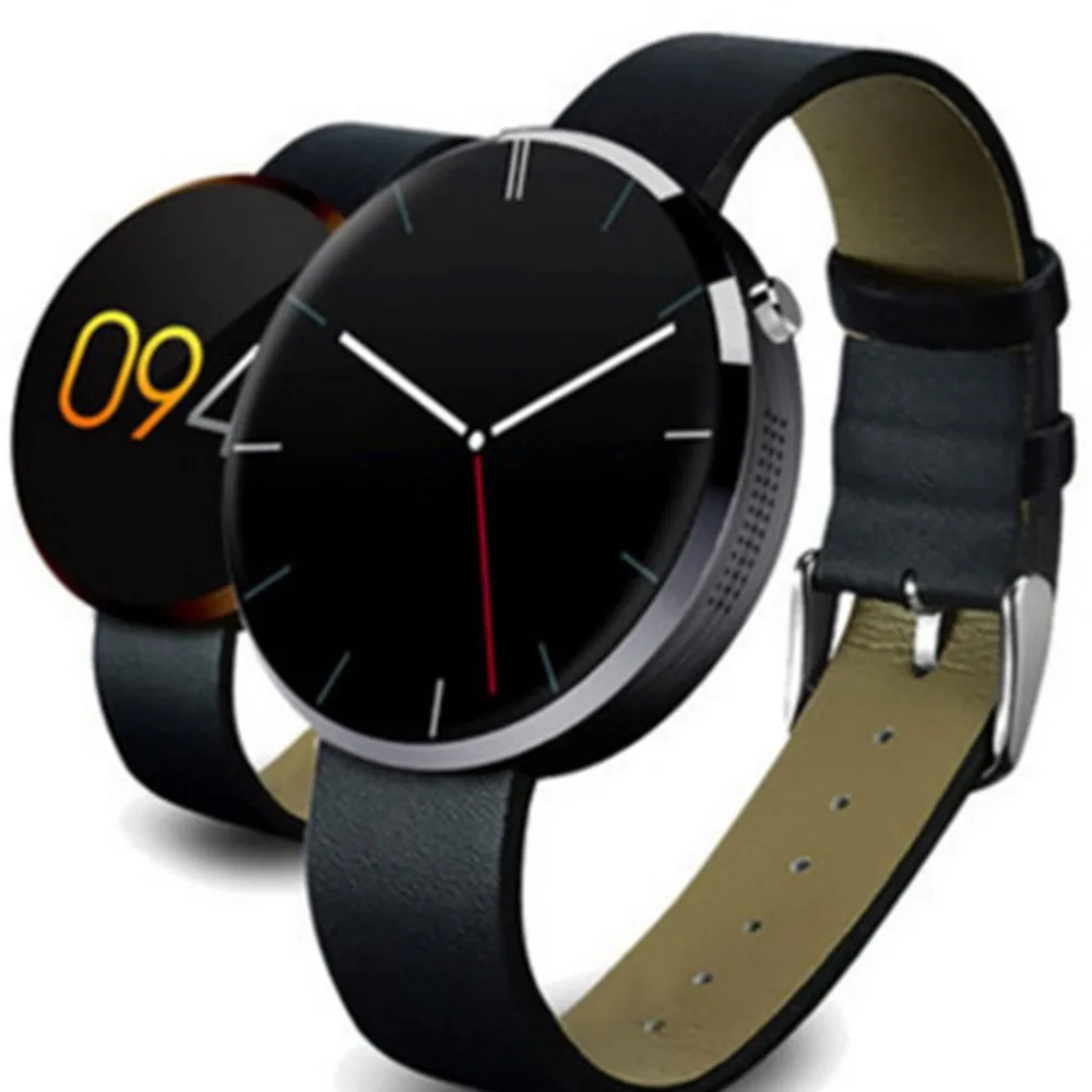 

DM360 Bluetooth Waterproof Smart Watch Heart Rate Monitor Fitness Tracker for IOS Round Screen Smart Watch