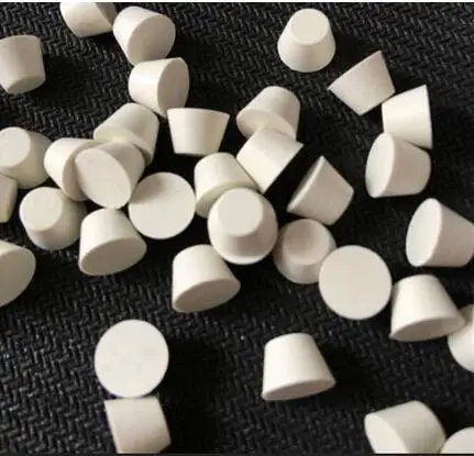

5mm&6mm&8mm white rubber plugs for diy Rice vial glass wishing bottle--100pcs/lot
