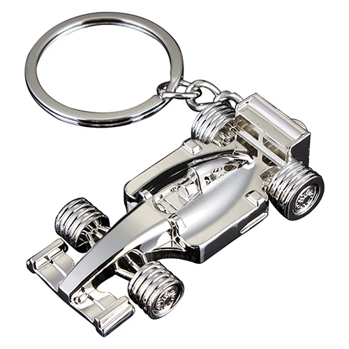 Mini Simulation Car Model Pendant Keyring Metal Ring Cool Key Chain