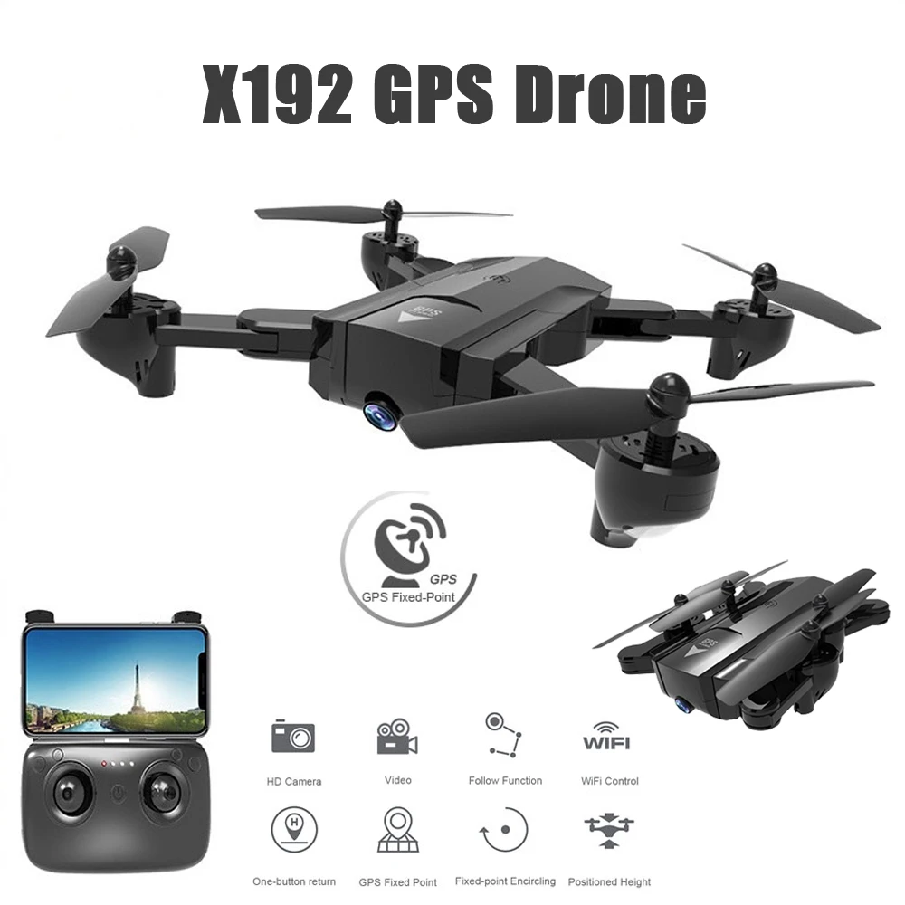 

X192 SG900S GPS Drone with 720P/1080P HD Camera WIFI FPV Follow Me GPS Fixed Point RC Quadcopter VS Visuo XS812 Hubsan H501s