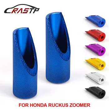 

RASTP - High Quality 2Pcs Aluminum Motorcycle Motorbike Foot Pegs for Honda Ruckus Zoomer Motor Accessories RS-ENL015