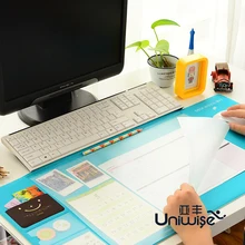 Marke Neue rutschfeste PVC Desktop Mauspad Schreibtisch Matte Bunten Computer Schreibtisch Mauspad Mehrzweck Karte Position Herrscher