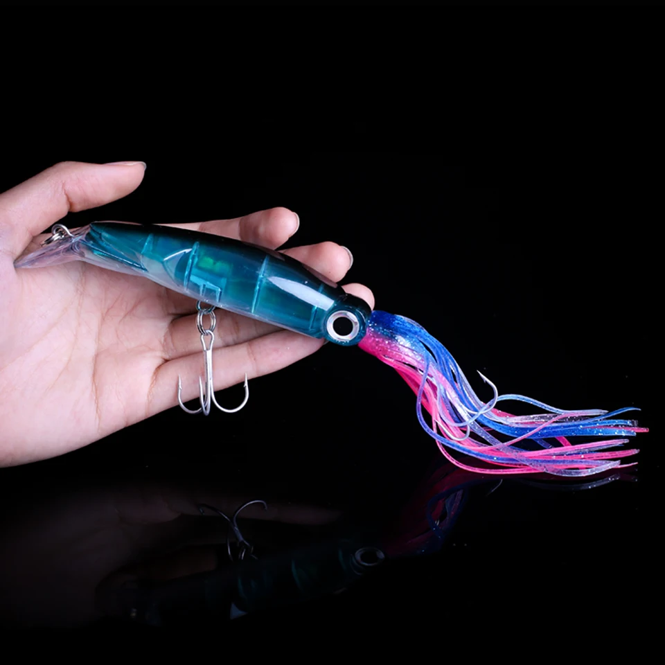 Ходить Рыба 1 шт. 14 см 40 г рыболовные приманки снасти Minnow Crankbait 6 цветов в наличии